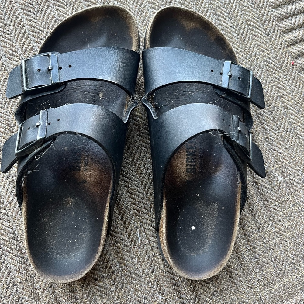 Black Birkoflor Arizona Birkenstock size 36 EU 5 USA